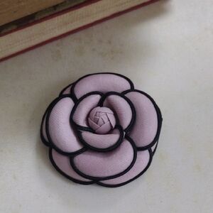 Pink Camellia Brooch